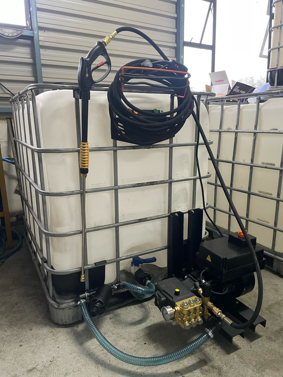 1000L High Pressure Washer Electric Unit