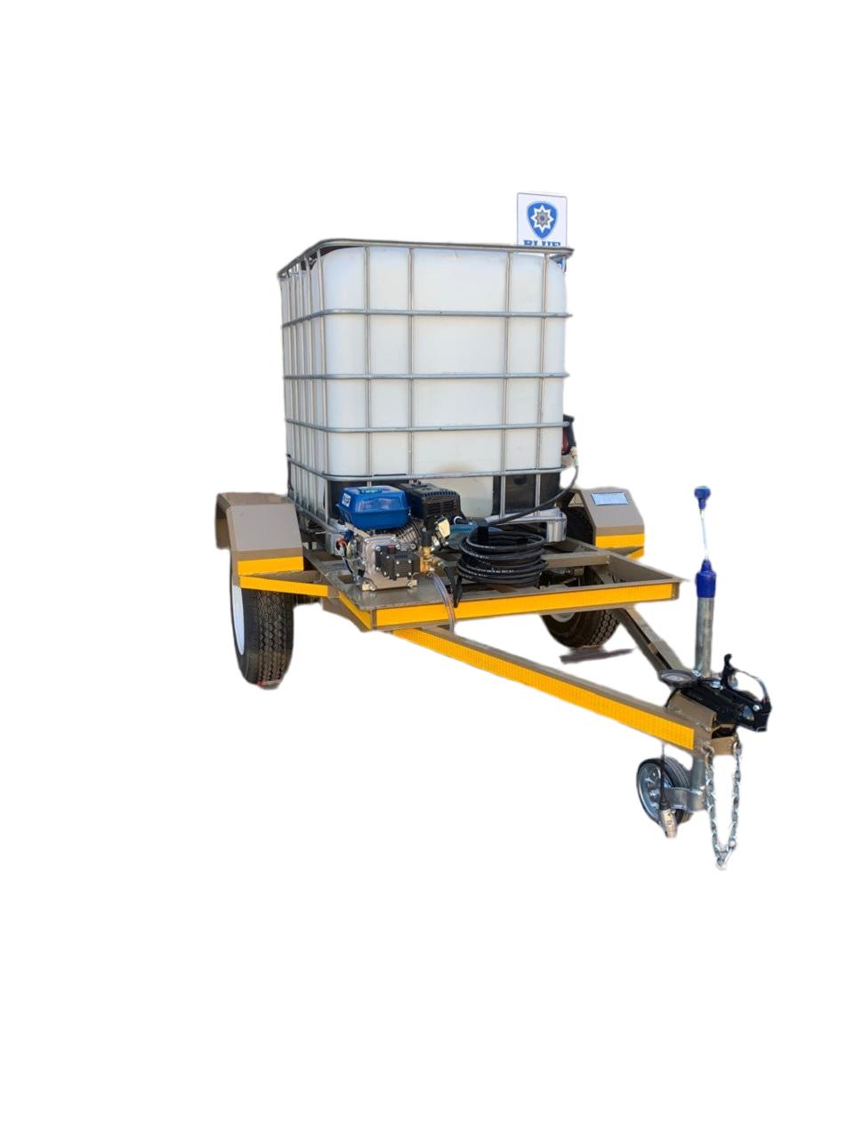 1000 Litre High Pressure Washer Flowbin Trailer