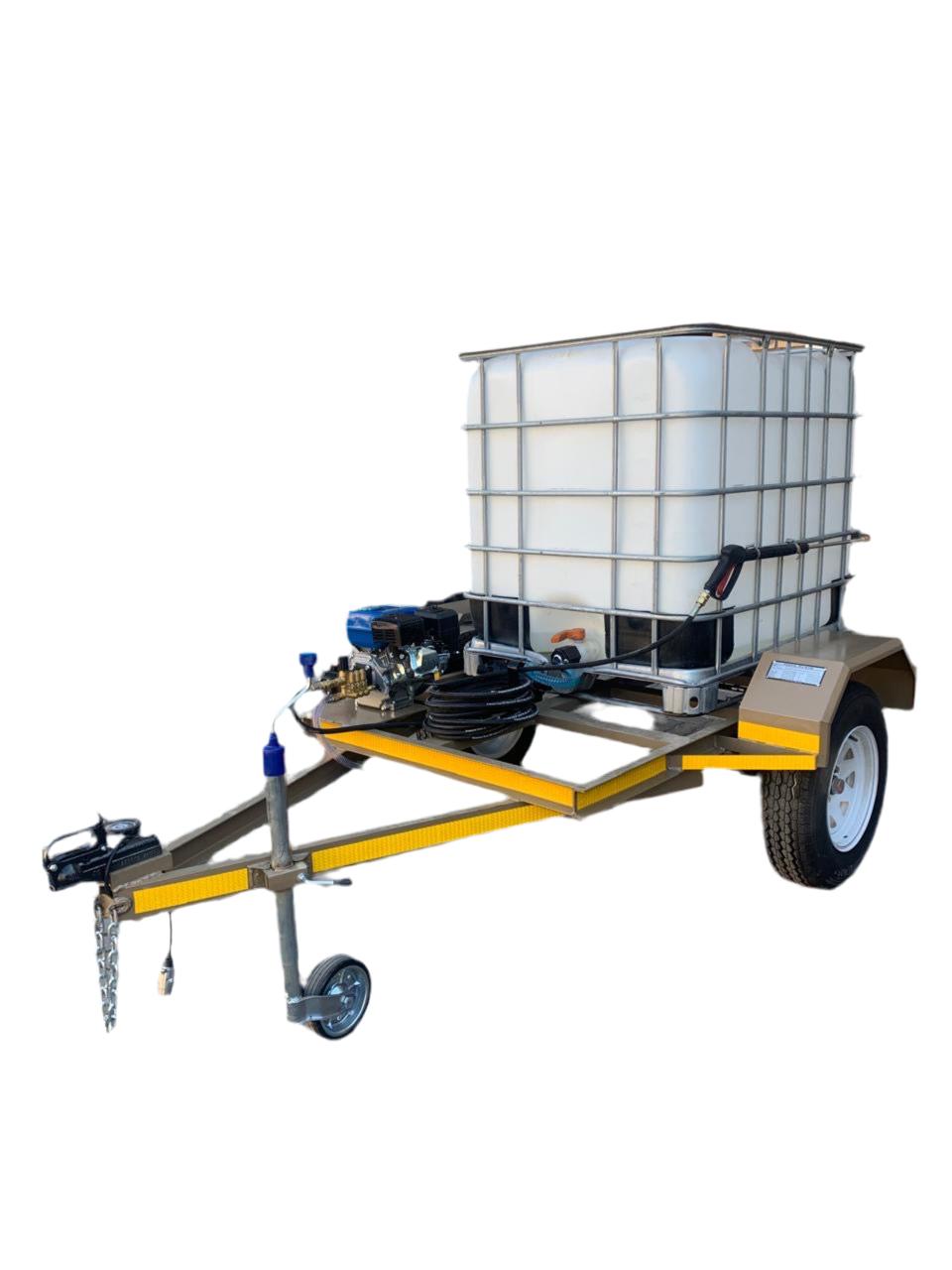 1000 Litre High Pressure Washer Flowbin Trailer
