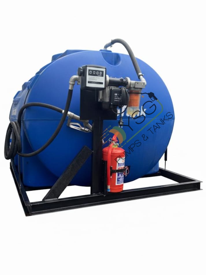 2500L Horizontal Diesel Bowser 12v 40 L/Min