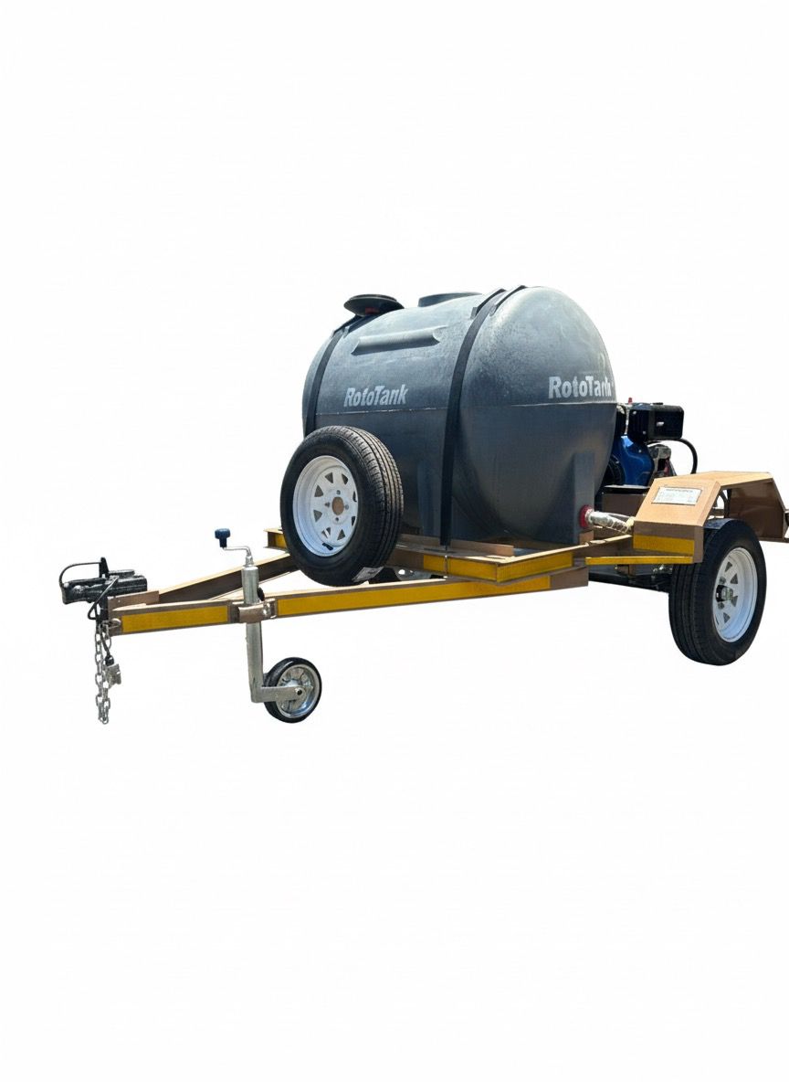 600L Jetting Machine Trailer