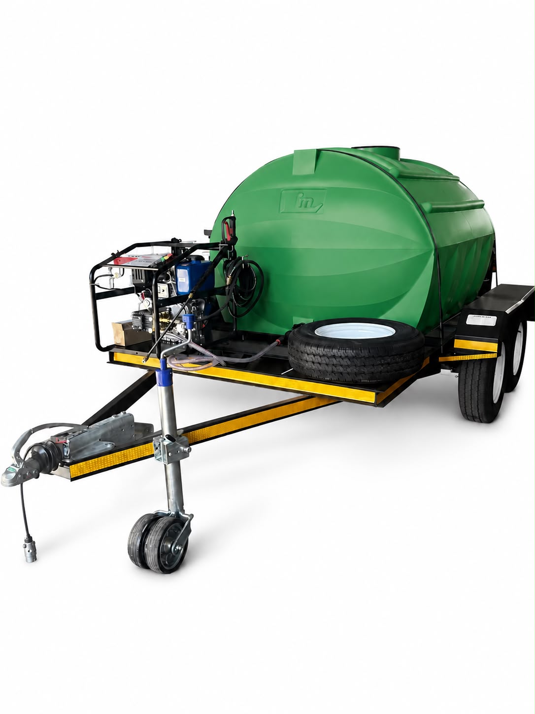 2500L High Pressure Washer Trailer 230 Bar Diesel Engine