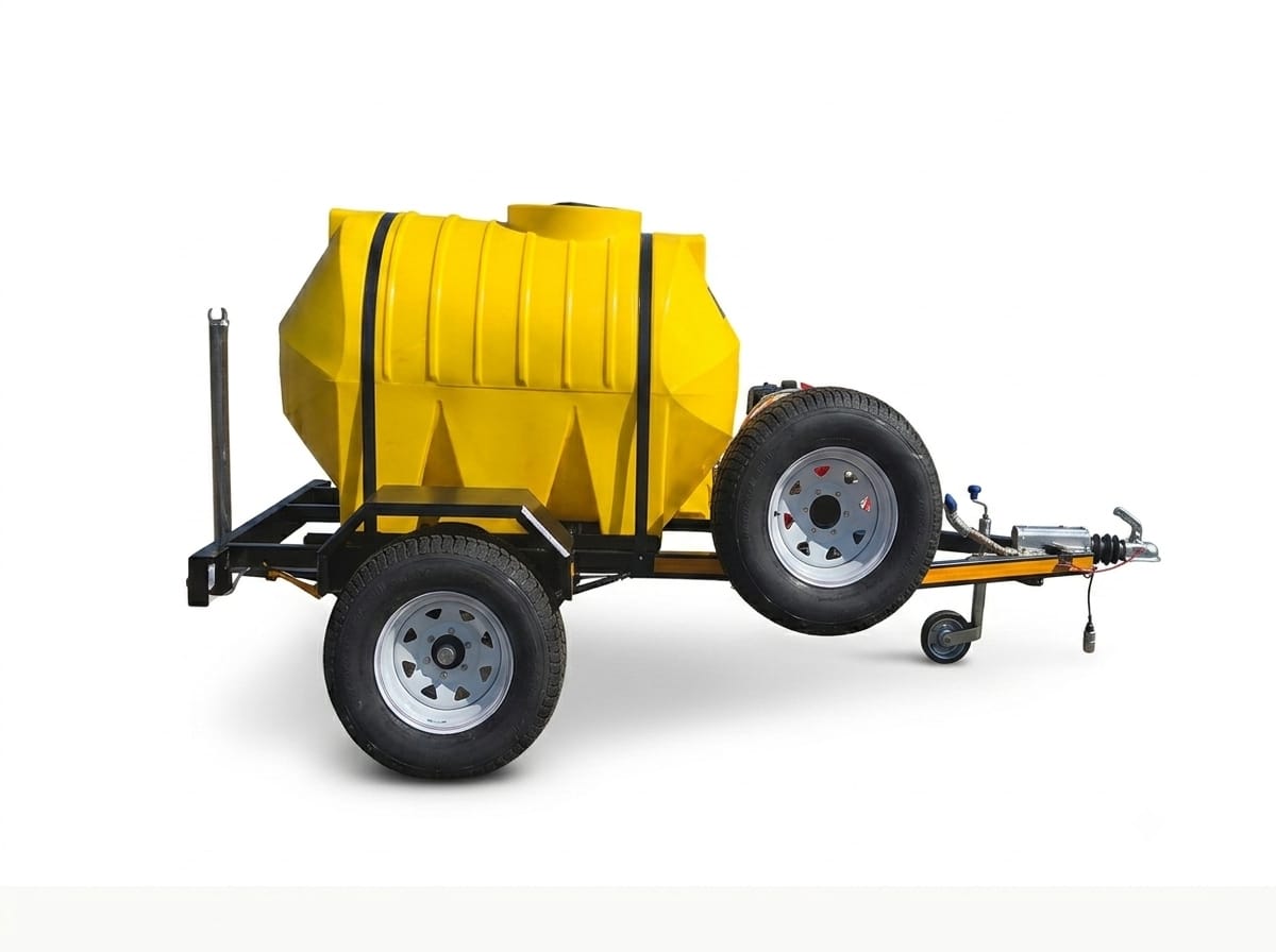 1000L Fire Fighter Trailer 7 Bar Diesel Powered