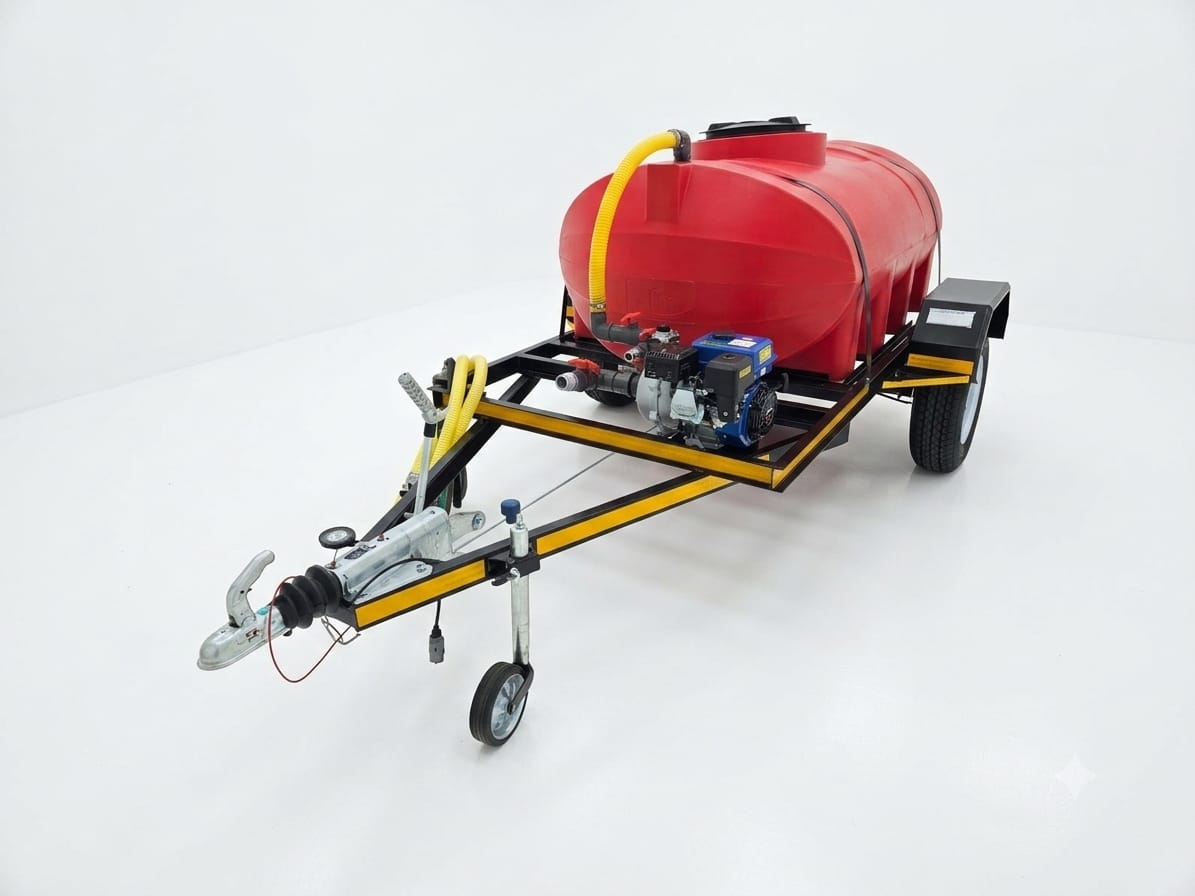 1500L Fire Fighter Trailer 9.5 Bar 1 Outlet
