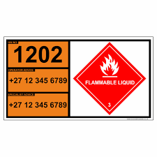 Hazchem Stickers