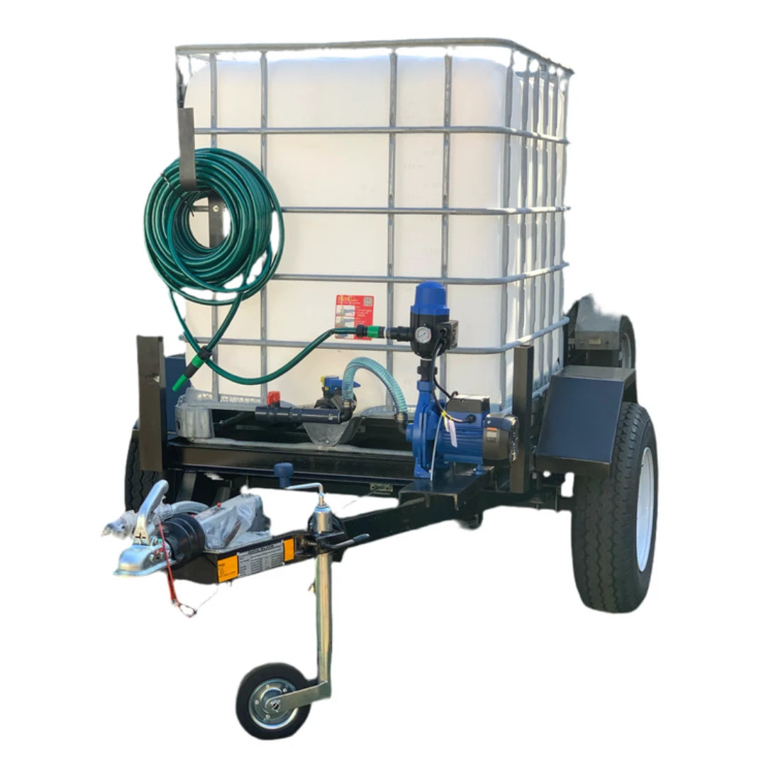 1000 litre flowbin water trailer