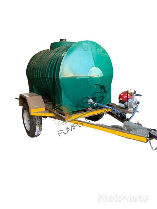 1500 LITRE HORIZONTAL WATER TRAILER