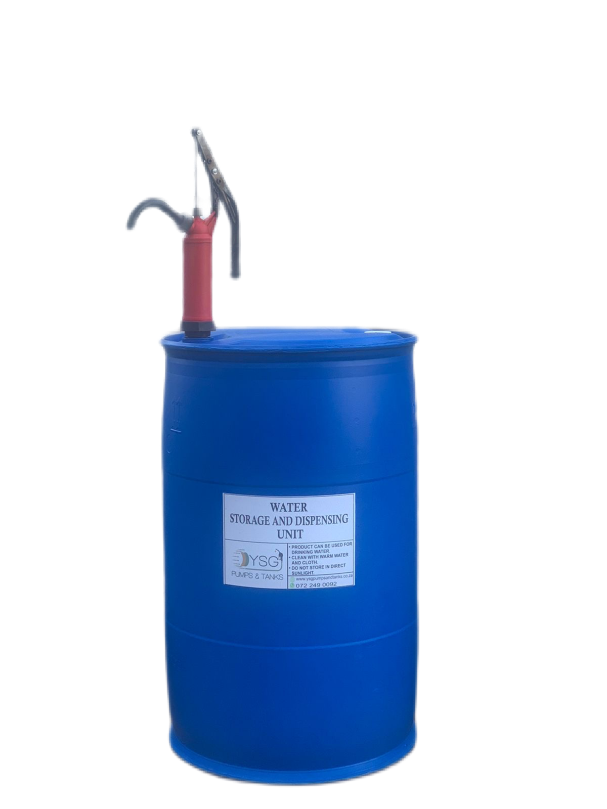210 Litre Water Tank - Tighthead With Hand Pump
