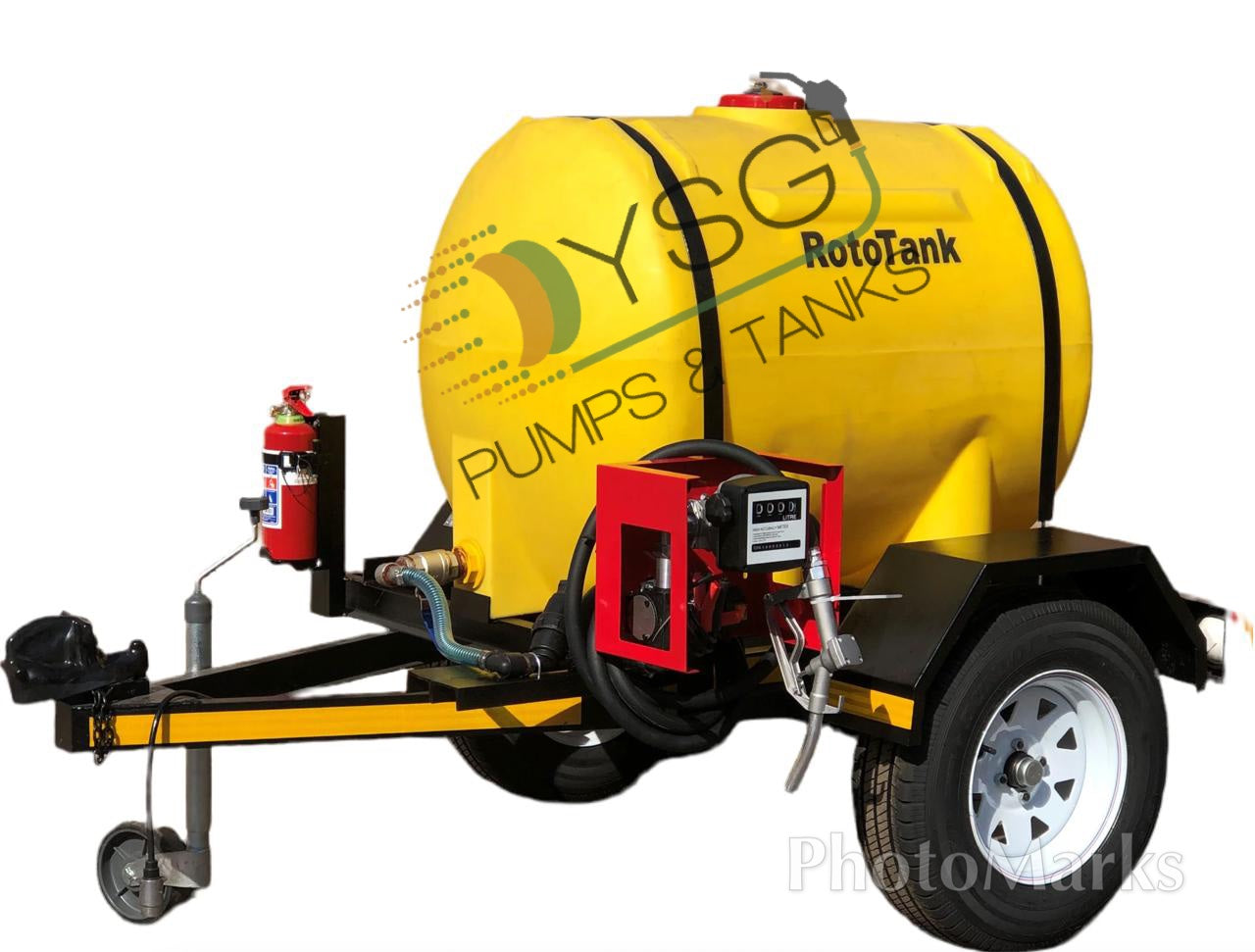 500 LITRE DIESEL TRAILER