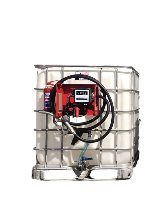 1000L 12V 40l/min Diesel/paraffin bowser with fire extinguisher and filter