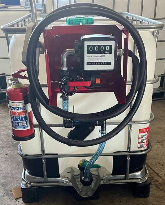 600L 12V 40l/min Diesel/paraffin bowser with fire extinguisher and filter