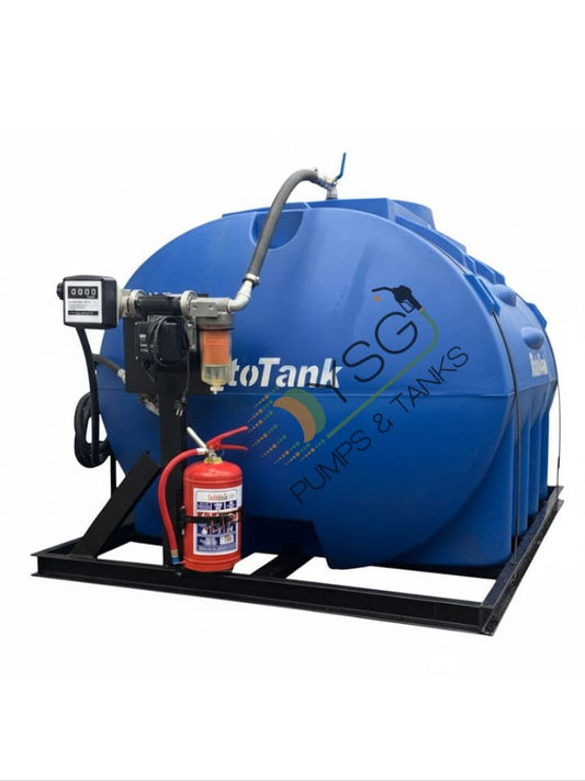 2500L Horizontal Diesel Bowser 12v 40 L/Min