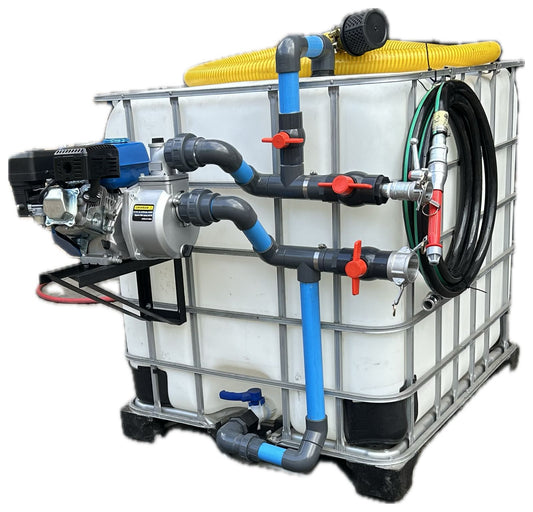 1000 Litre IBC Flow Bin Fire Fighting Unit