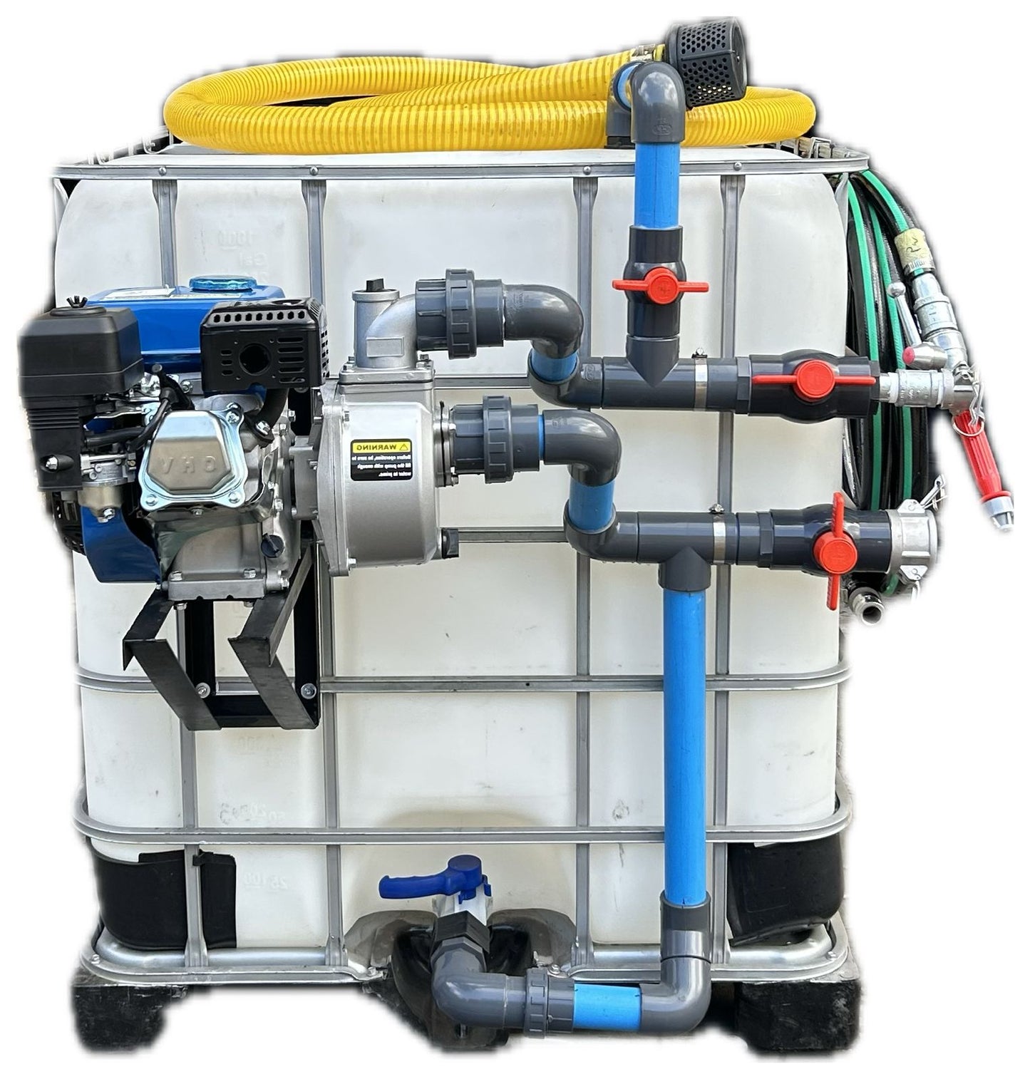 1000 Litre IBC Flow Bin Fire Fighting Unit