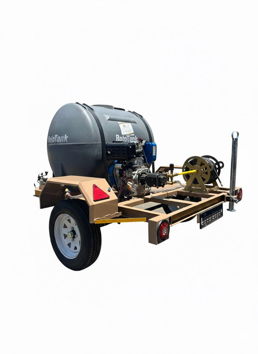 600L Jetting Machine Trailer