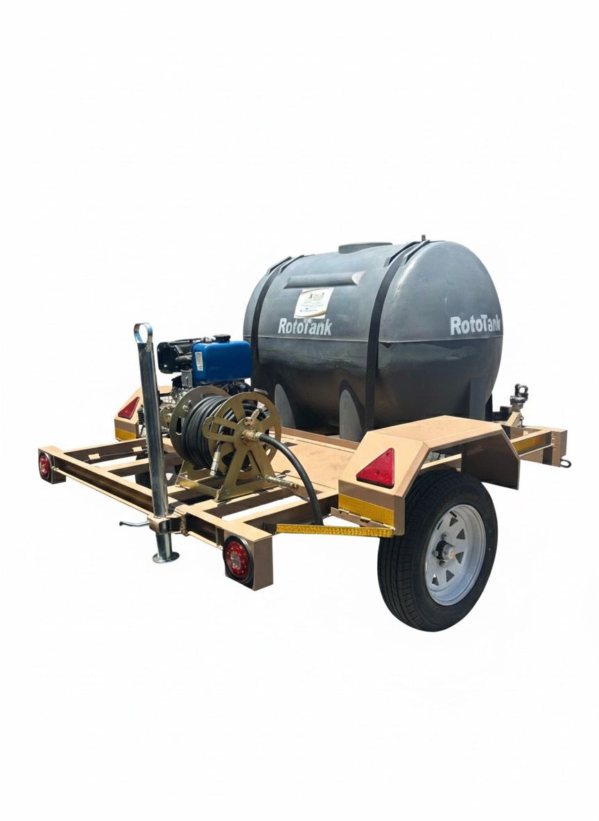600L Jetting Machine Trailer