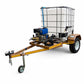 1000L High Pressure Washer Trailer Flowbin Unit Diesel Engine