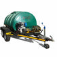 Jetting tank on trailer 