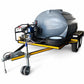 2500L High Pressure Washer Braked Trailer 186 Bar Petrol