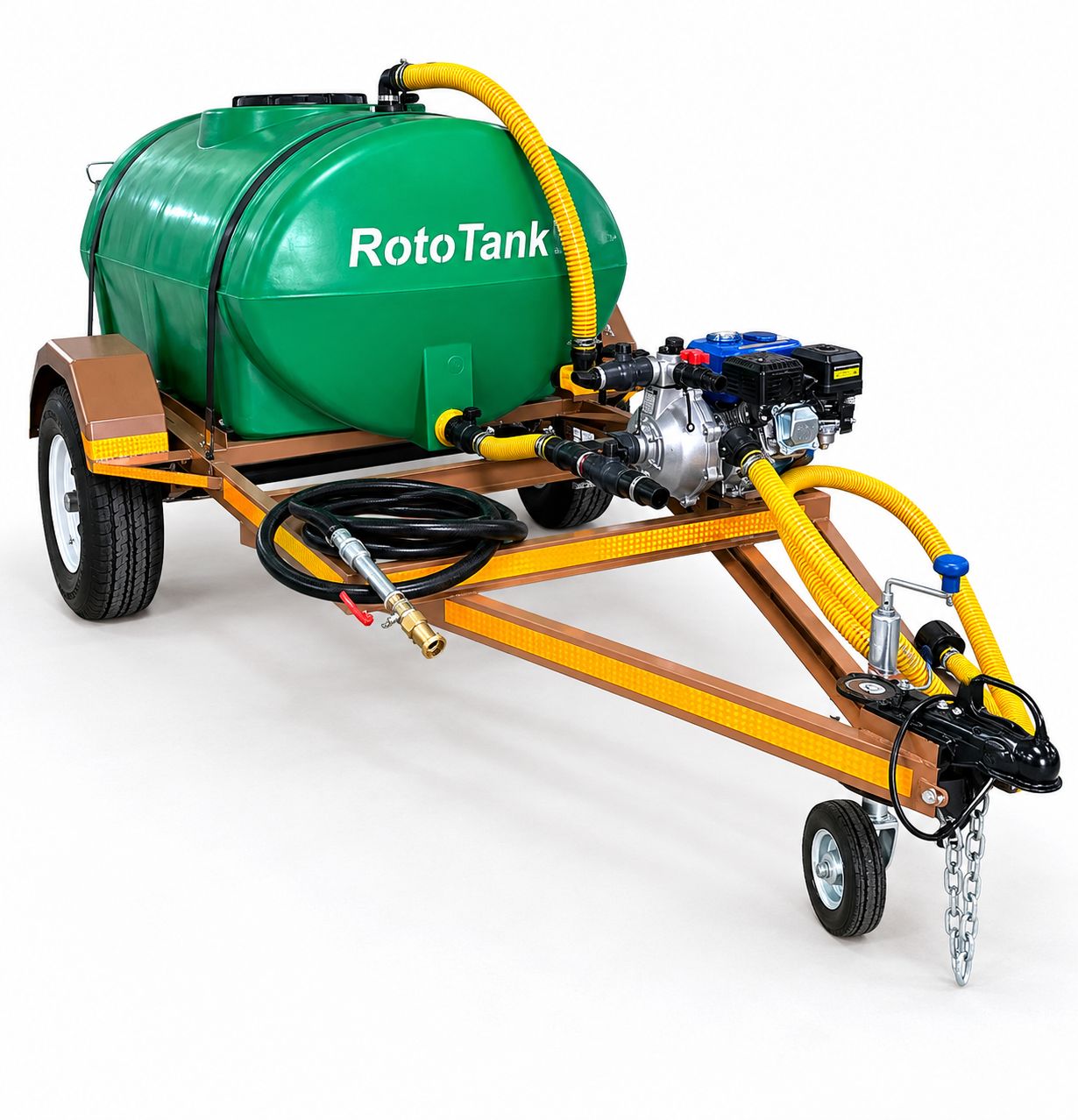 1000L Fire Fighter Trailer 7 Bar 1 Outlet