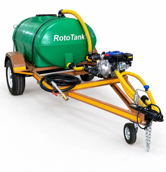 1000L Fire Fighter Trailer 7 Bar 1 Outlet