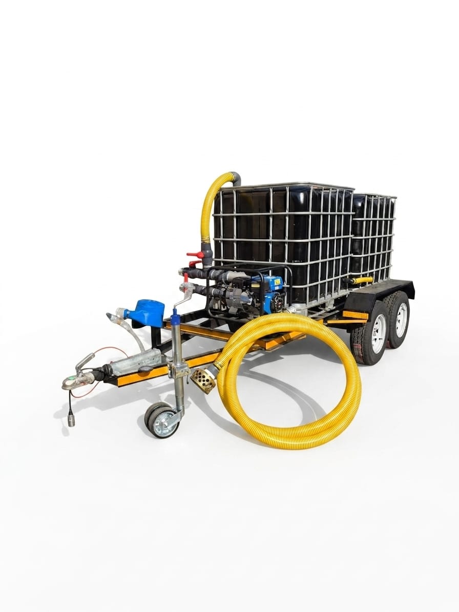 2000L Honey Sucker Trailer Unit