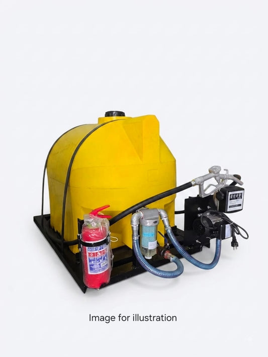 500L Diesel Bowser Horizontal Unit 12v 40 L/min