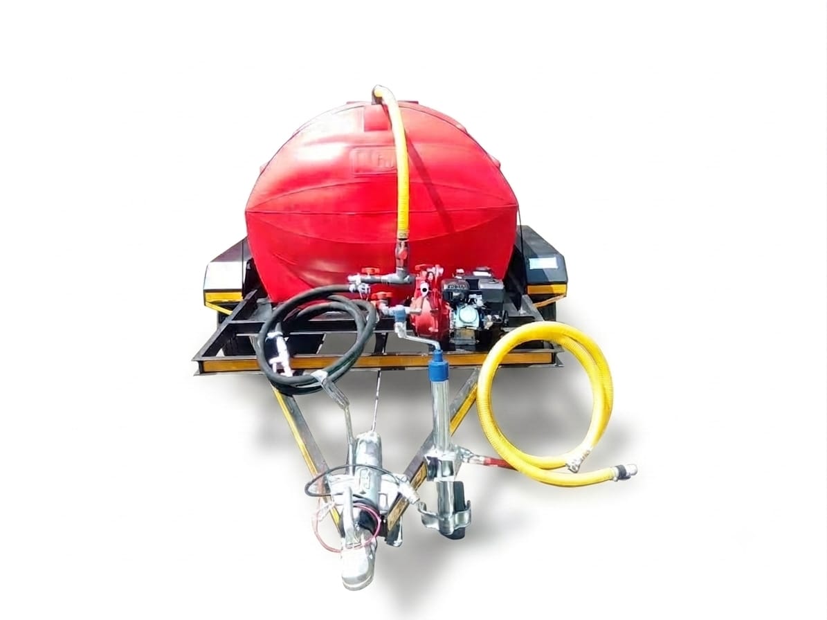 2500L Fire Fighter Trailer 7 Bar 1 Outlet