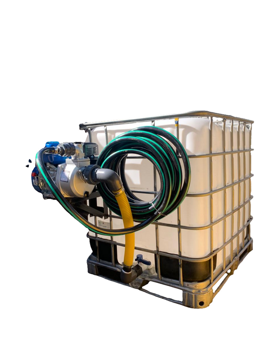 1000 Litre Water Bowser with Petrol Pump (350L/min)